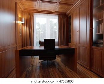 Chief Office In A Wood