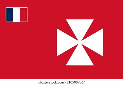 Chiefdom Uvea (Wallis) Flag Icon