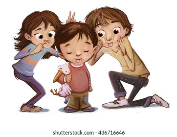 Child by teasing