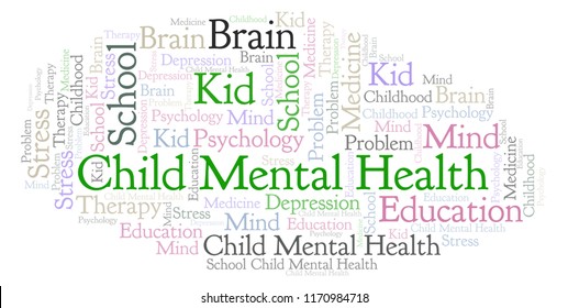 Child Mental Health Word Cloud.