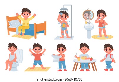 151 Boy Cleaning Bed Stock Illustrations, Images & Vectors 