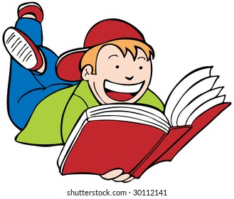 Child Reading Book Kid Stock Illustration 30112141 | Shutterstock