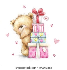 Happy Birthday Teddy Bears Images Stock Photos Vectors Shutterstock