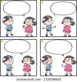 129 Children Four Grid Comic Images, Stock Photos & Vectors | Shutterstock