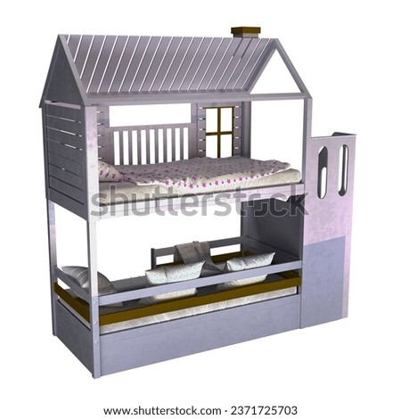 Childrens bunk bed Tora - Solid Beech Polys: 567402
Verts: 568713
Units: Millimeters
Dimension: 2483.71 x 1425.47 x 2597.96