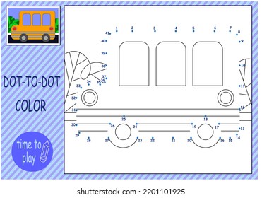 Children's Educational Game. Logic Tasks. Mathematics. Coloring Book. Connect The Dots. Cars.	