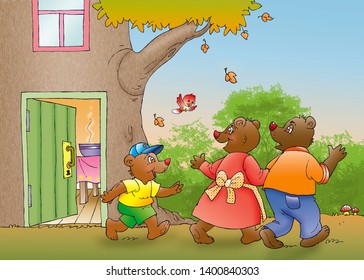 children's fairy tales goldilocks and the three bears