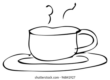 お茶を飲む子供の絵 のイラスト素材 Shutterstock