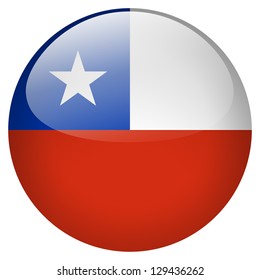 Chile flag button