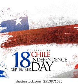 Chile Independence Day 18th September Illustration. - Powered by Shutterstock