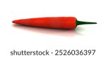 Chili pepper isolated on a white background. Clipping Path. Cut out