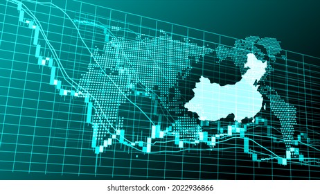 China Green Digital Stock Chart Image