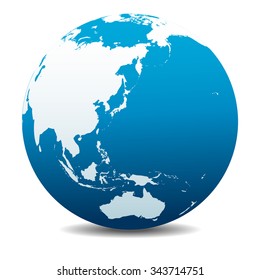 地球儀 日本 アイコン のイラスト素材 画像 ベクター画像 Shutterstock
