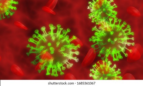 Flu Common Cold Leukocytes Attack Virus Stock Illustration 1190902717 ...