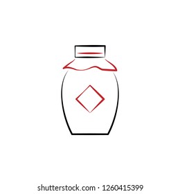Chinese new year, baijiu icon. Can be used for web, logo, mobile app, UI, UX