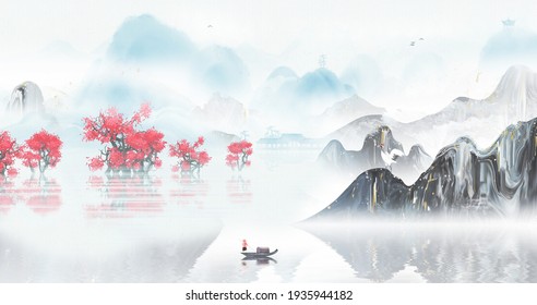Chinese Ink Painting Images, Stock Photos & Vectors | Shutterstock