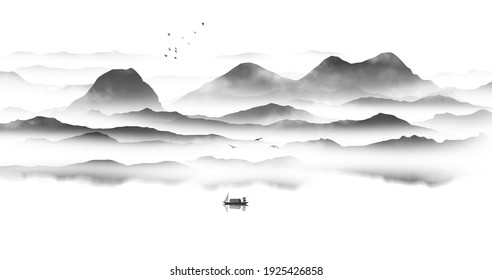 Chinese Mountain Images, Stock Photos & Vectors 