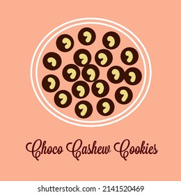 Choco Cashew Cookies Are Very Delicious