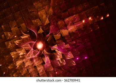  chocolate geometric abstract background. Texture with glare, blurred, interesting color transitions.It conveys a sense of magic and celebration.