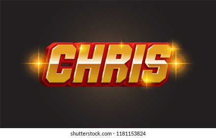 194 Chris name image Images, Stock Photos & Vectors | Shutterstock