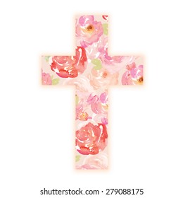 Watercolor Cross Images, Stock Photos & Vectors | Shutterstock