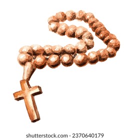 Christian Wooden rosary beads