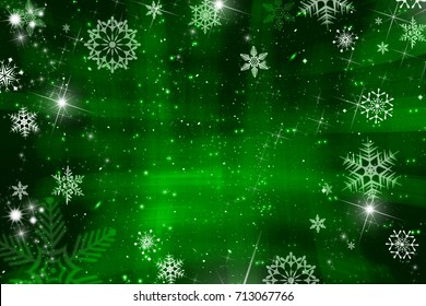 Christmas Background Green