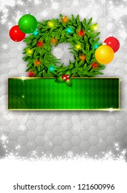 Christmas business or party photo background with space