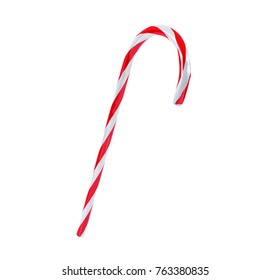 Christmas Candy Cane, 3D Rendering