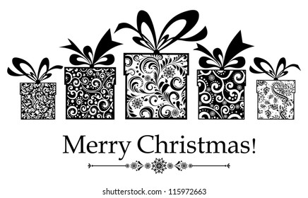 354,889 Christmas cards black white Images, Stock Photos & Vectors ...