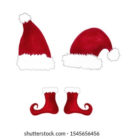 Christmas Hat Drawing Images Stock Photos Vectors