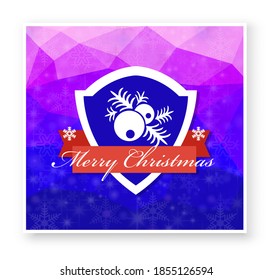 Christmas Celebratory Banner For Design New Year