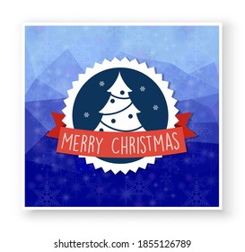 Christmas Celebratory Banner For Design New Year