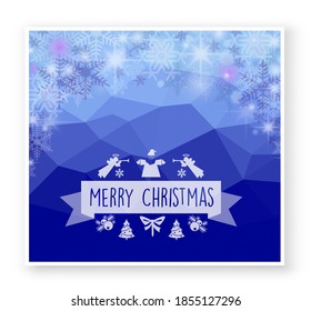 Christmas Celebratory Banner For Design New Year