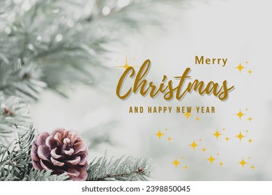 Christmas Day Wish Card | Wishing Merry Christmas | Greeting Card - Powered by Shutterstock