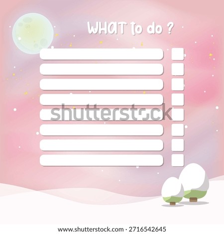 Christmas elements decoration memo notes