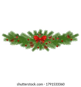 Christmas Festive Poinsettia Christmas Tree Decor Stock Vector (Royalty ...