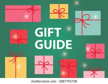 Christmas Gift Guide, Colorful Presets Pattern