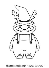 386 Christmas gnome coloring pages Images, Stock Photos & Vectors ...