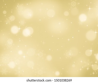 Christmas Gold Background. Holiday Background