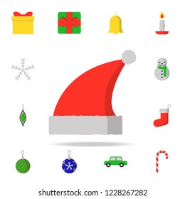 Christmas Hat Icon. CHRISMAS Icons Universal Set For Web And Mobile