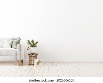 Livingroom Interior Wall Mock Gray Fabric Stock Illustration 634425410 ...