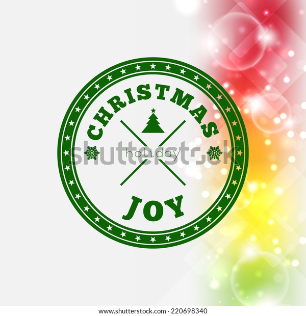 Download Christmas Joy Green Badge Spectrum Background Stock Illustration 220698340 PSD Mockup Templates