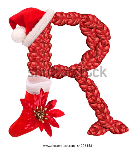 Christmas Letter Santa Claus Cap Stocking Stock Illustration 64226158 ...