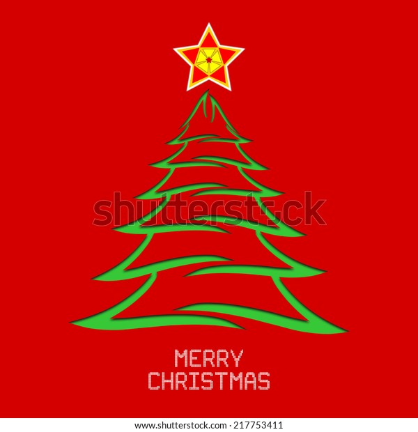 Download Christmas Message Tree Illustration Christmas Message Stock Illustration 217753411 PSD Mockup Templates