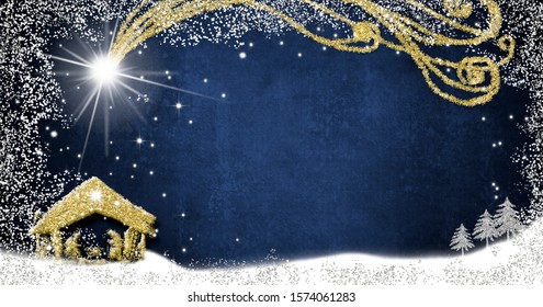 Religious Christmas Border Images Stock Photos Vectors Shutterstock