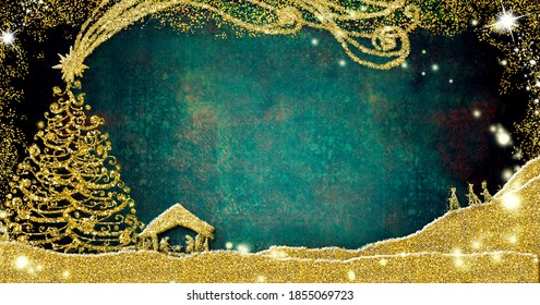 2,092 Religious Christmas Border Images, Stock Photos & Vectors ...