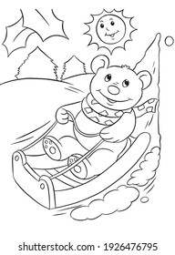 11,146 Winter Kids Coloring Pages Images, Stock Photos & Vectors ...