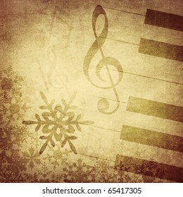 christmas song vintage background for your cover