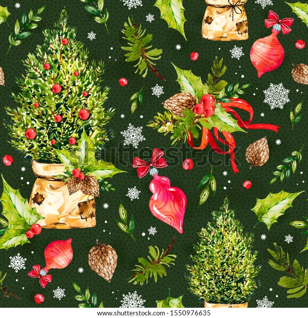 Download Christmas Tree Bag Christmas Decorations Fir Stock Illustration 1550976635